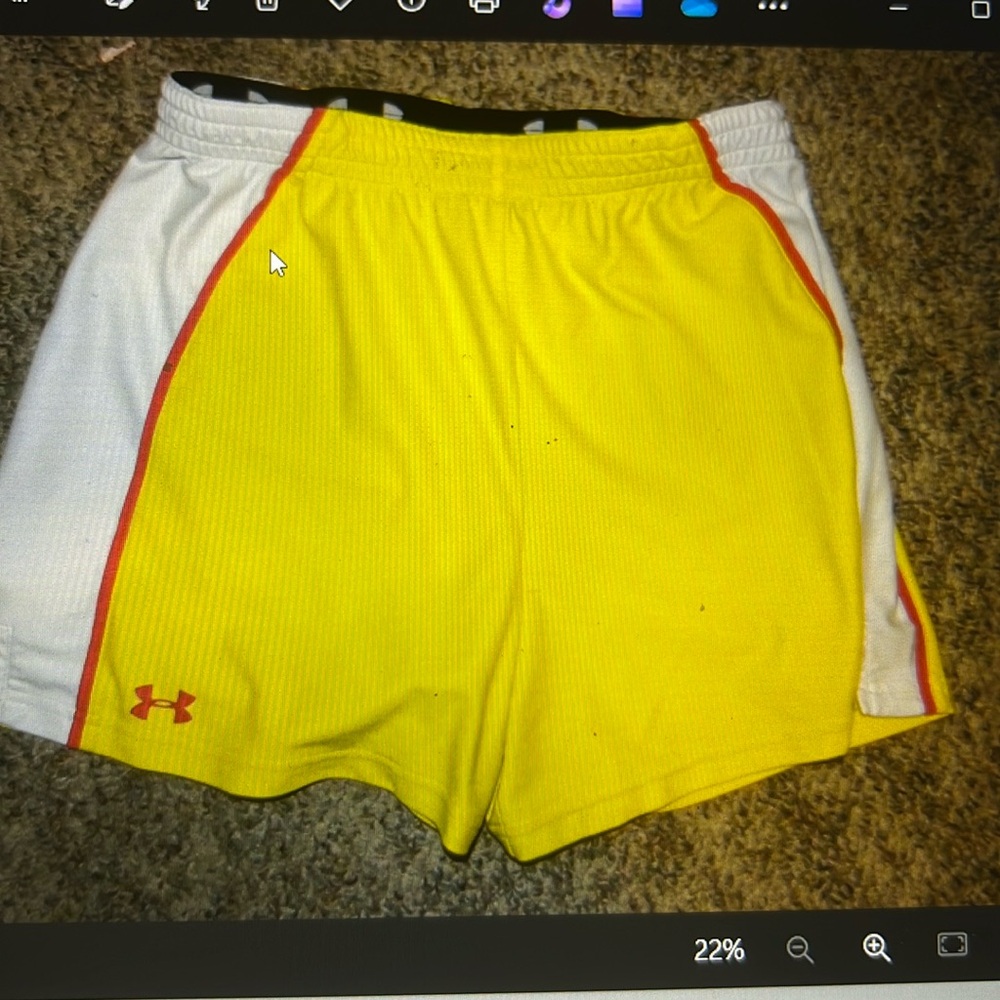 Women size medium - yellow shirts by Under Armour